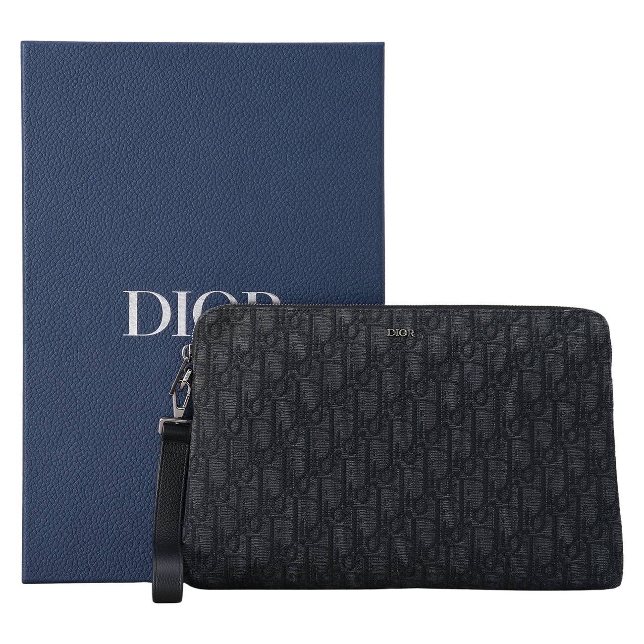 CHRISTIAN DIOR(USED)디올 오블리크 트라이앵글 자카드 클러치